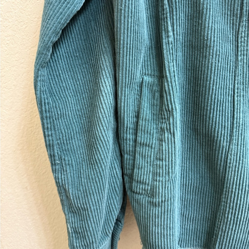 LA MIEL Teal Mint Corduroy Jean Jacket - Picture 4 of 8